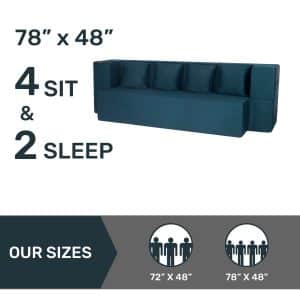 4 Sit & 2 Sleep 78 Inches by 48 Inches