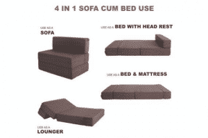 Sofa cum bed mattress with convertable 