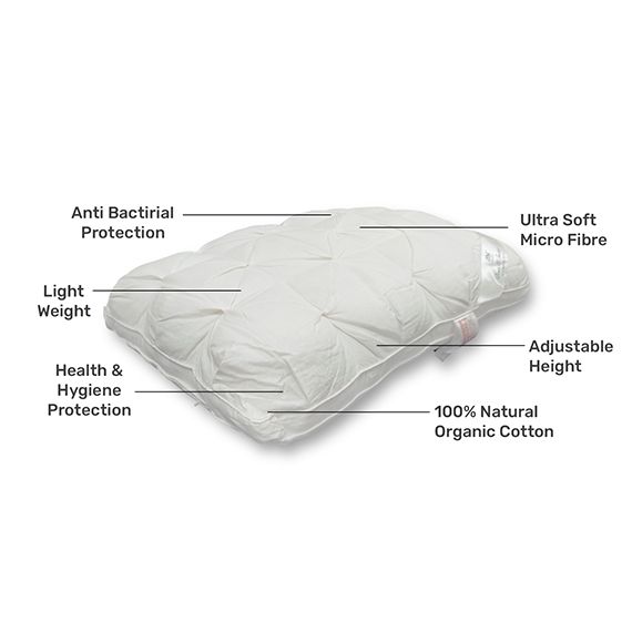 Microfiber Pillow for Neck Pain