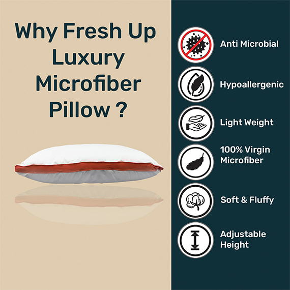 microfiber pillow - fresh up